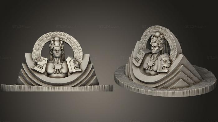 Статуи античные и исторические (Анимизм, STKA_1357) 3D модель для ЧПУ станка